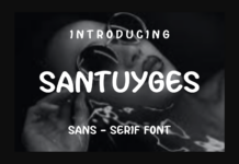 Santuyges Font Poster 1