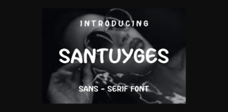 Santuyges Font Poster 1