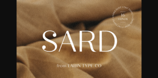 Sard Font Poster 1