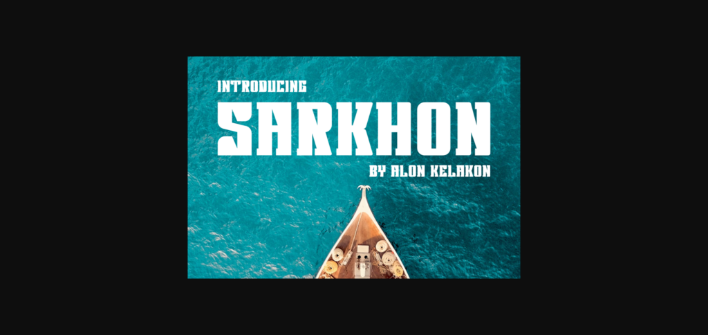 Sarkhon Font Poster 3