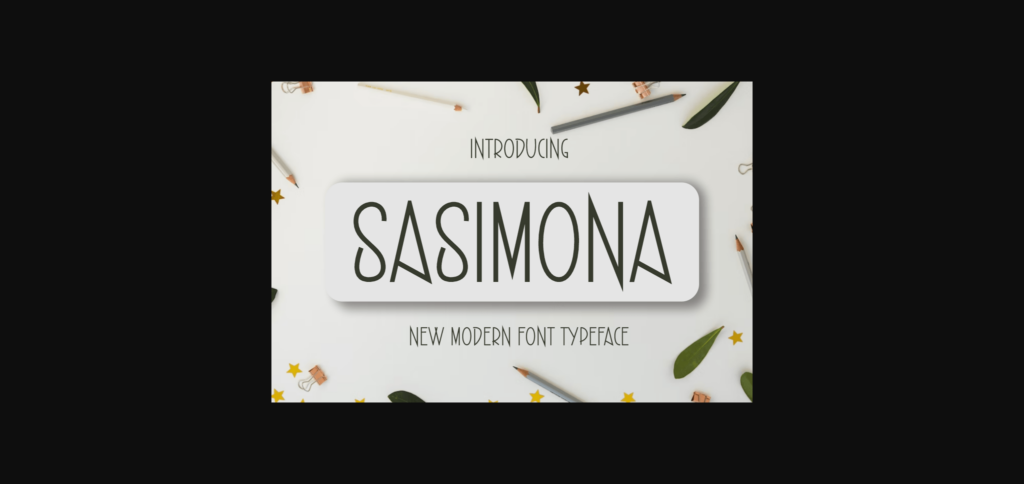 Sasimona Font Poster 4