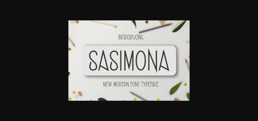 Sasimona Font Poster 4