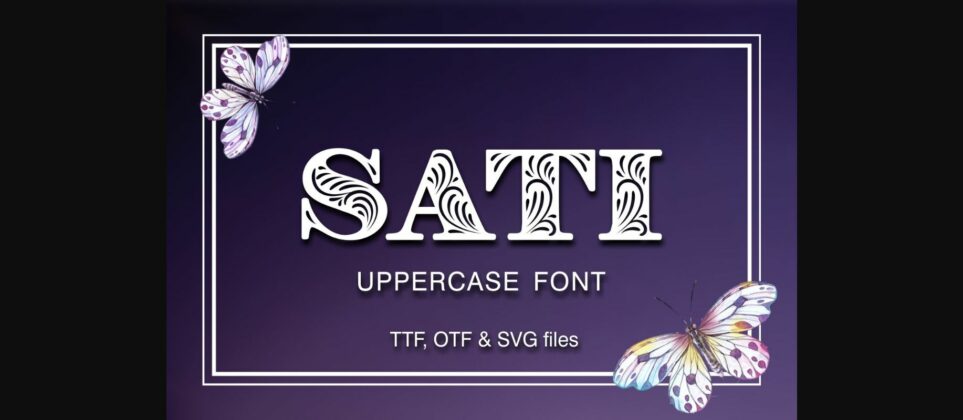 Sati Font Poster 3