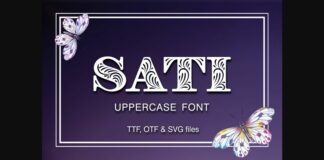 Sati Font Poster 1