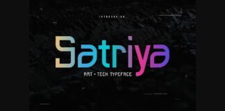 Satriya Font Poster 1