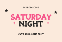 Saturday Night Fonts