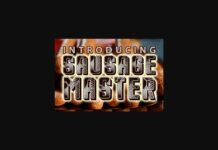 Sausage Master Font Poster 1