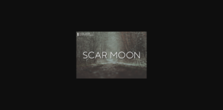 Scar Moon Font Poster 1