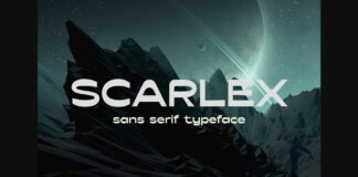 Scarlex Font Poster 1
