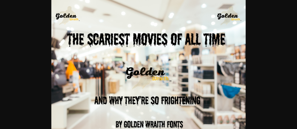 Scary Font Poster 5