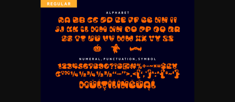 Scary Scream Font Poster 7