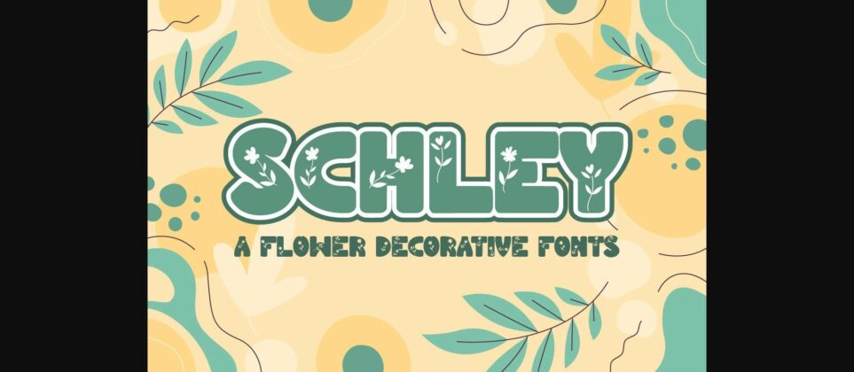 Schley Font Poster 3