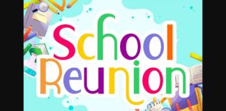 School Reunion Font Poster 1