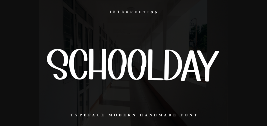 Schoolday Font Poster 3