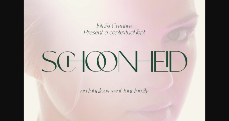 Schoonheid Font Poster 1