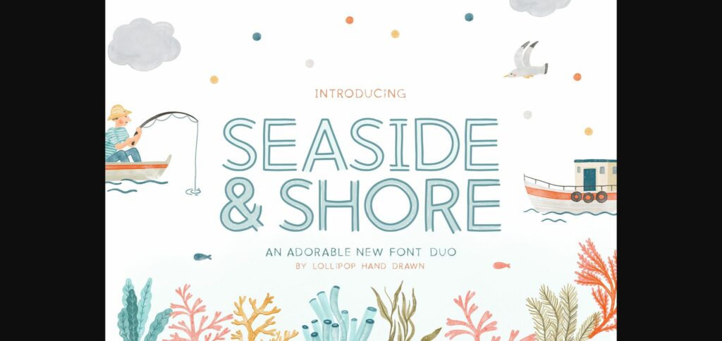 Seaside and Shore Font Poster 1