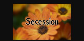 Secession Font Poster 1