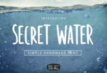 Secret Water Font