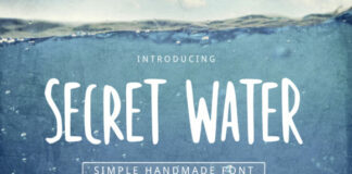 Secret Water Font