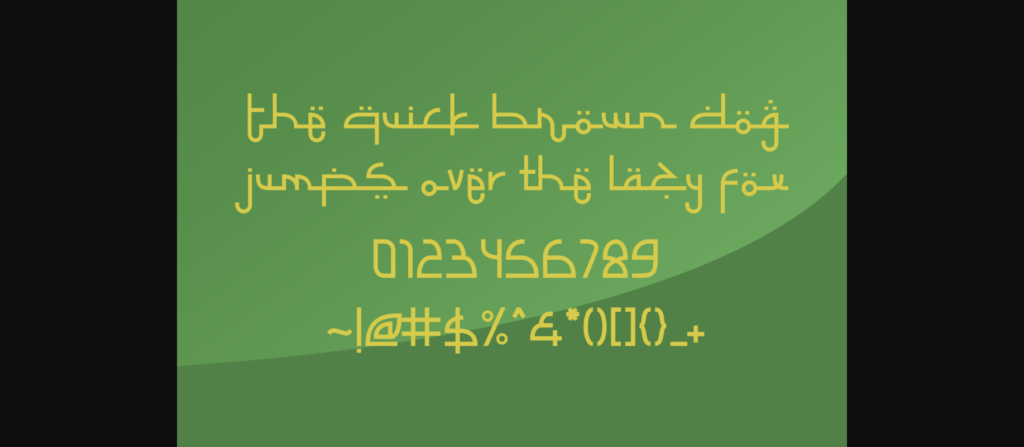 Selamet Lebaran Font Poster 6