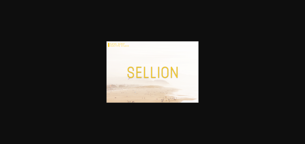 Sellion Font Poster 3