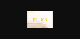 Sellion Font Poster 1