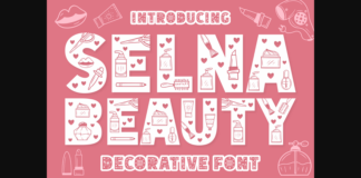 Selna Beauty Font Poster 1