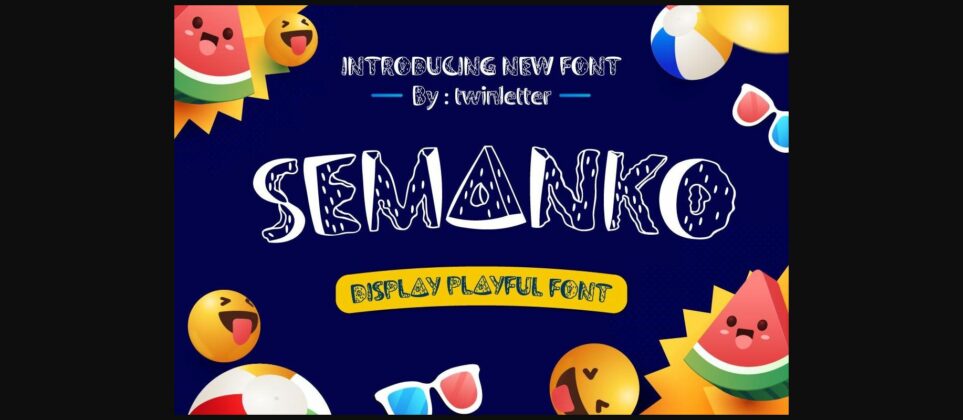 Semanko Font Poster 3