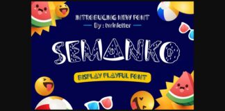 Semanko Font Poster 1