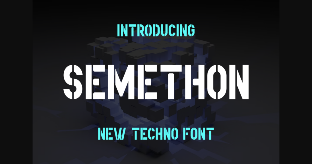 Semethon Font Poster 1