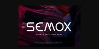 Semox Font Poster 1