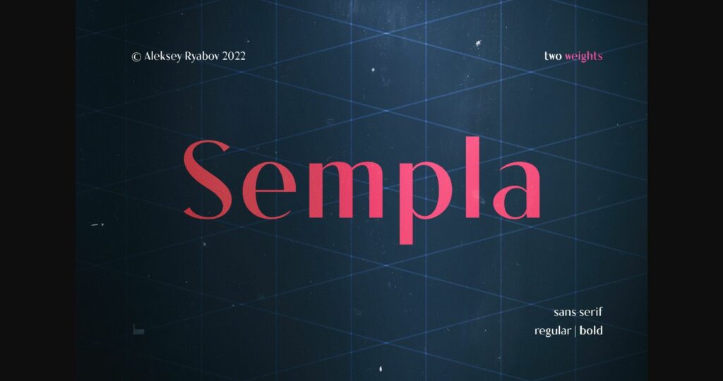 Sempla Font Poster 1