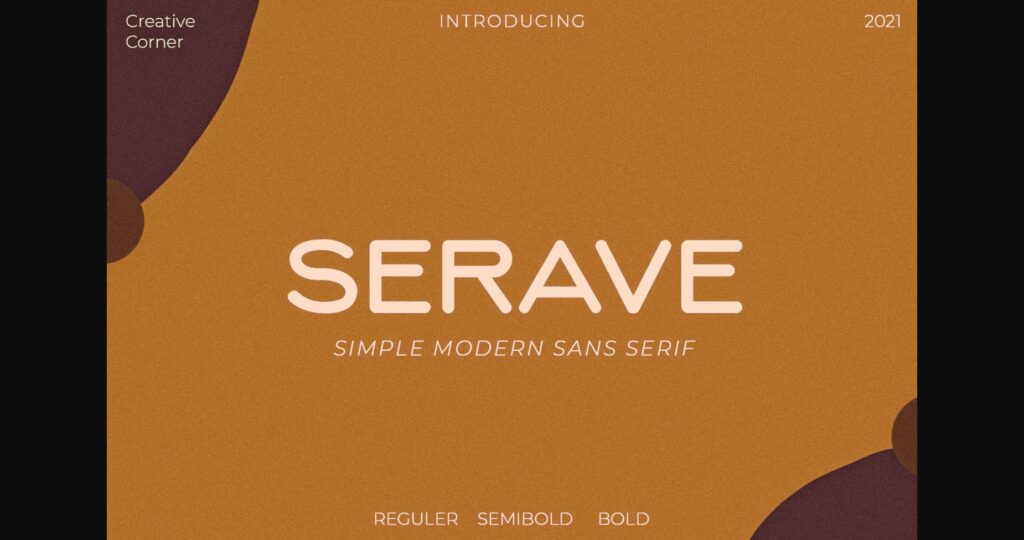 Serave Font Poster 3