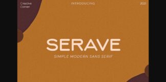 Serave Font Poster 1