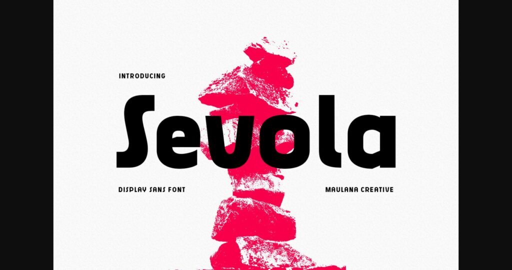 Sevola Font Poster 1