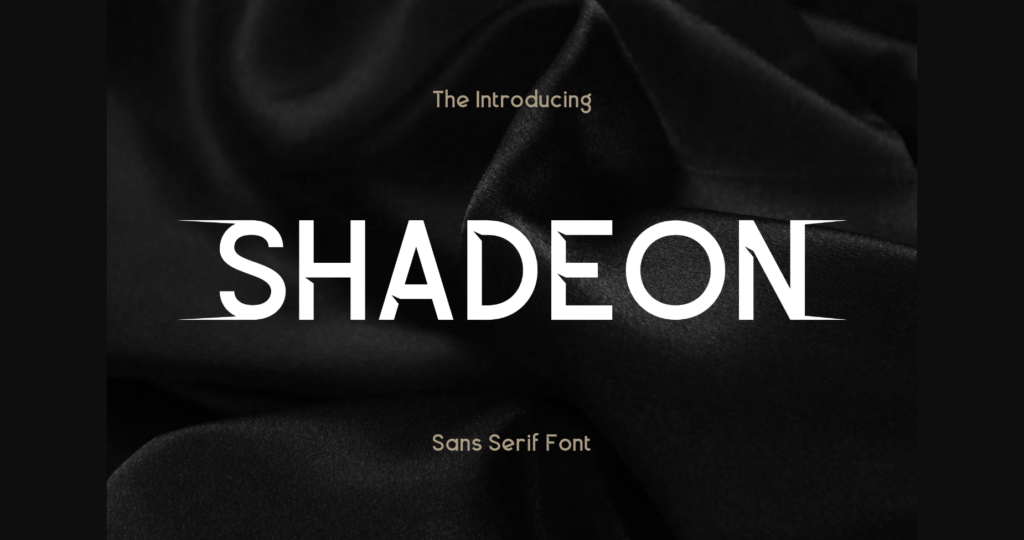 Shadeon Font Poster 1