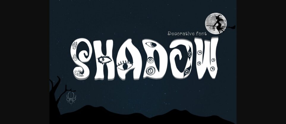 Shadow Font Poster 3