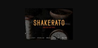 Shakerato Font Poster 1