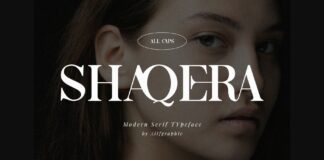 Shaqera Font Poster 1