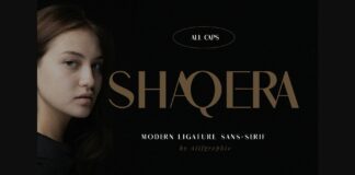 Shaqera Font Poster 1