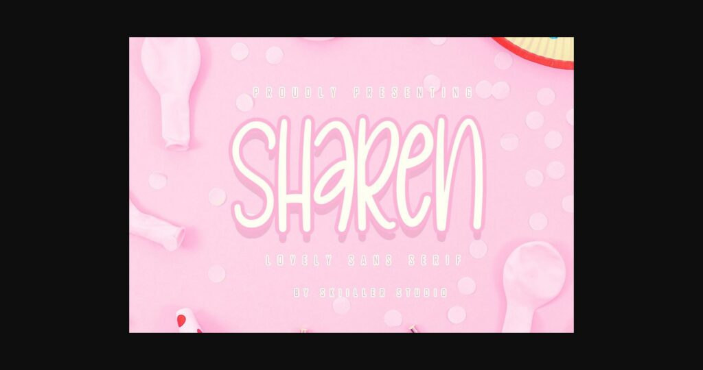 Sharen Font Poster 3