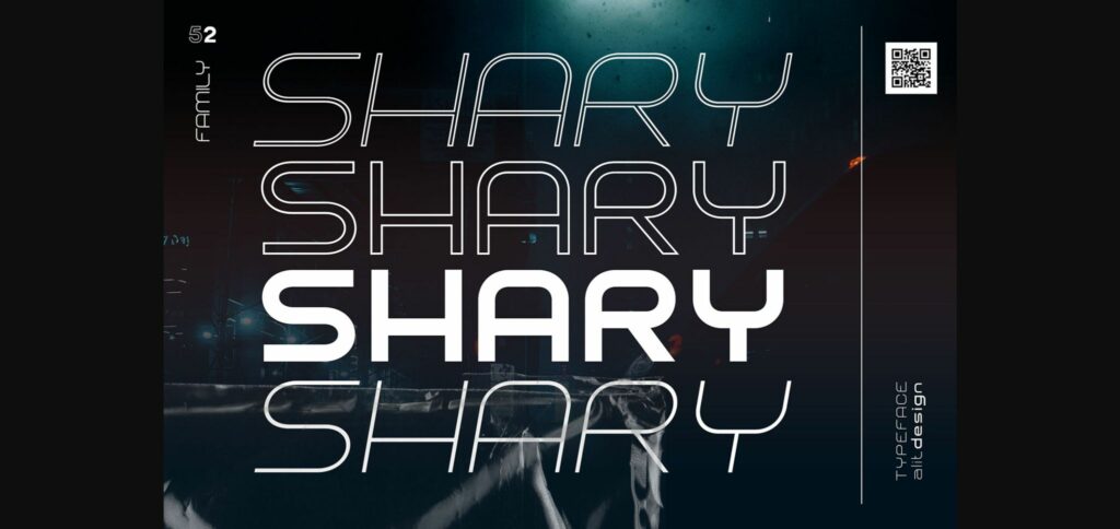 Shary Font Poster 3