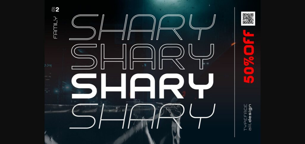 Shary Font Poster 6