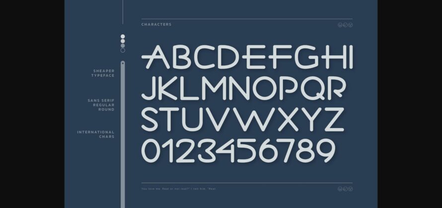 Sheaper Font Poster 11