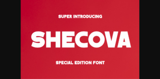 Shecova Font Poster 1