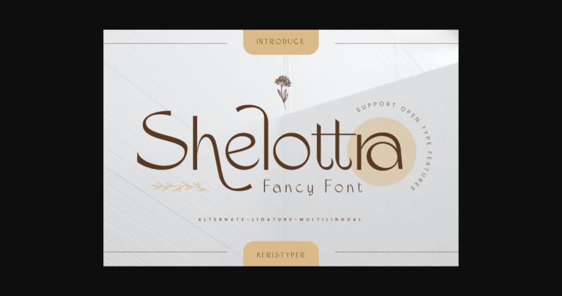 Shelottra Font Poster 3