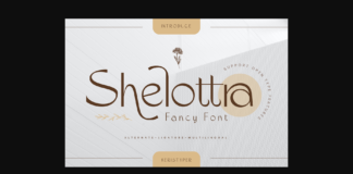 Shelottra Font Poster 1