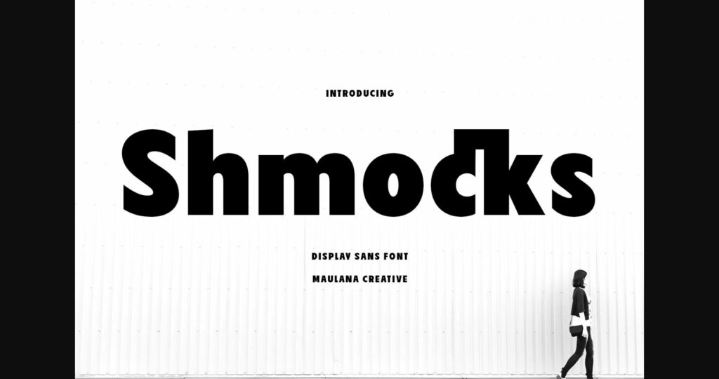 Shmocks Font Poster 3