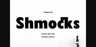 Shmocks Font Poster 1