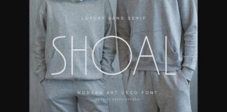 Shoal Font Poster 1